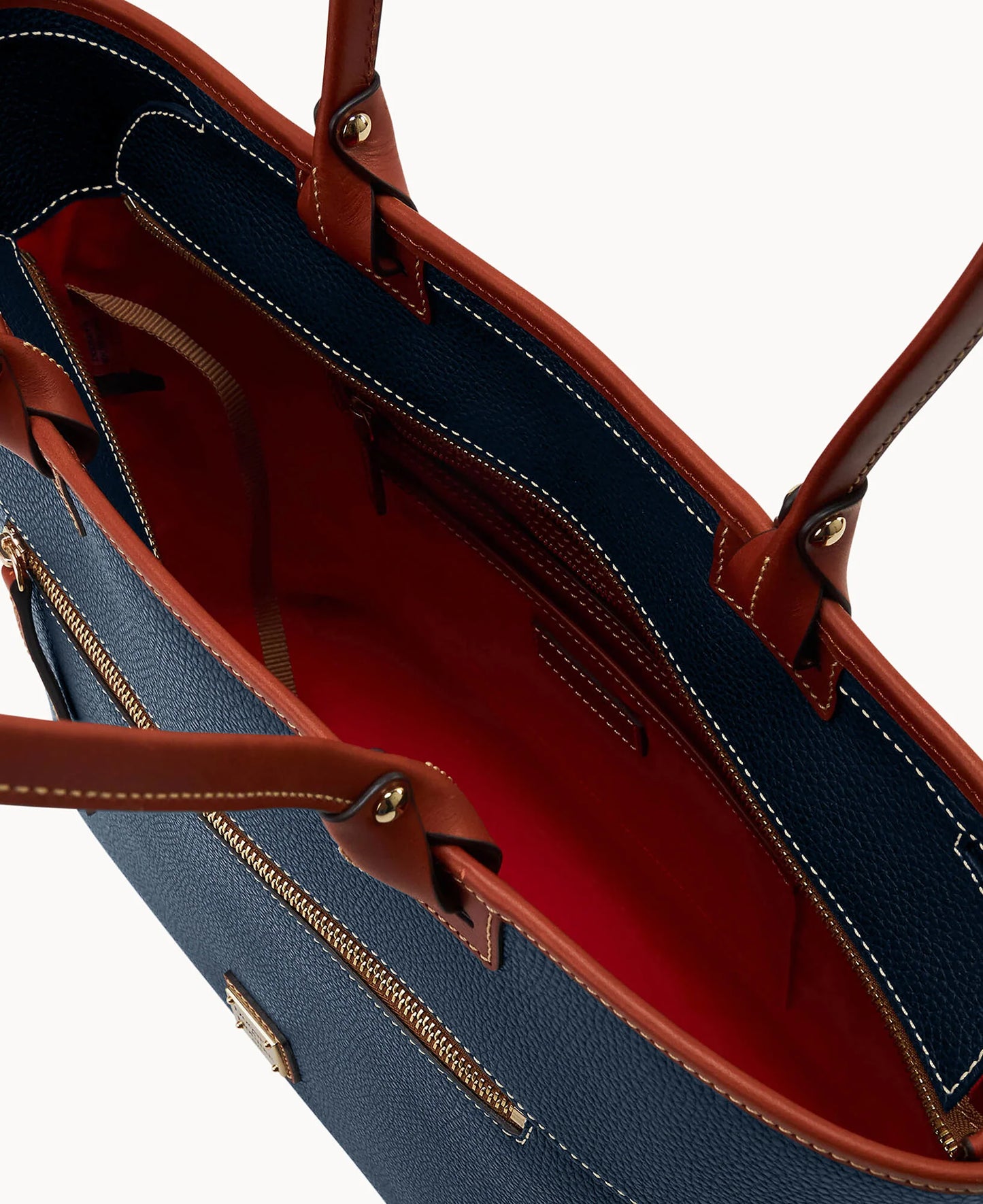 Pebble Grain Large Zip Tote