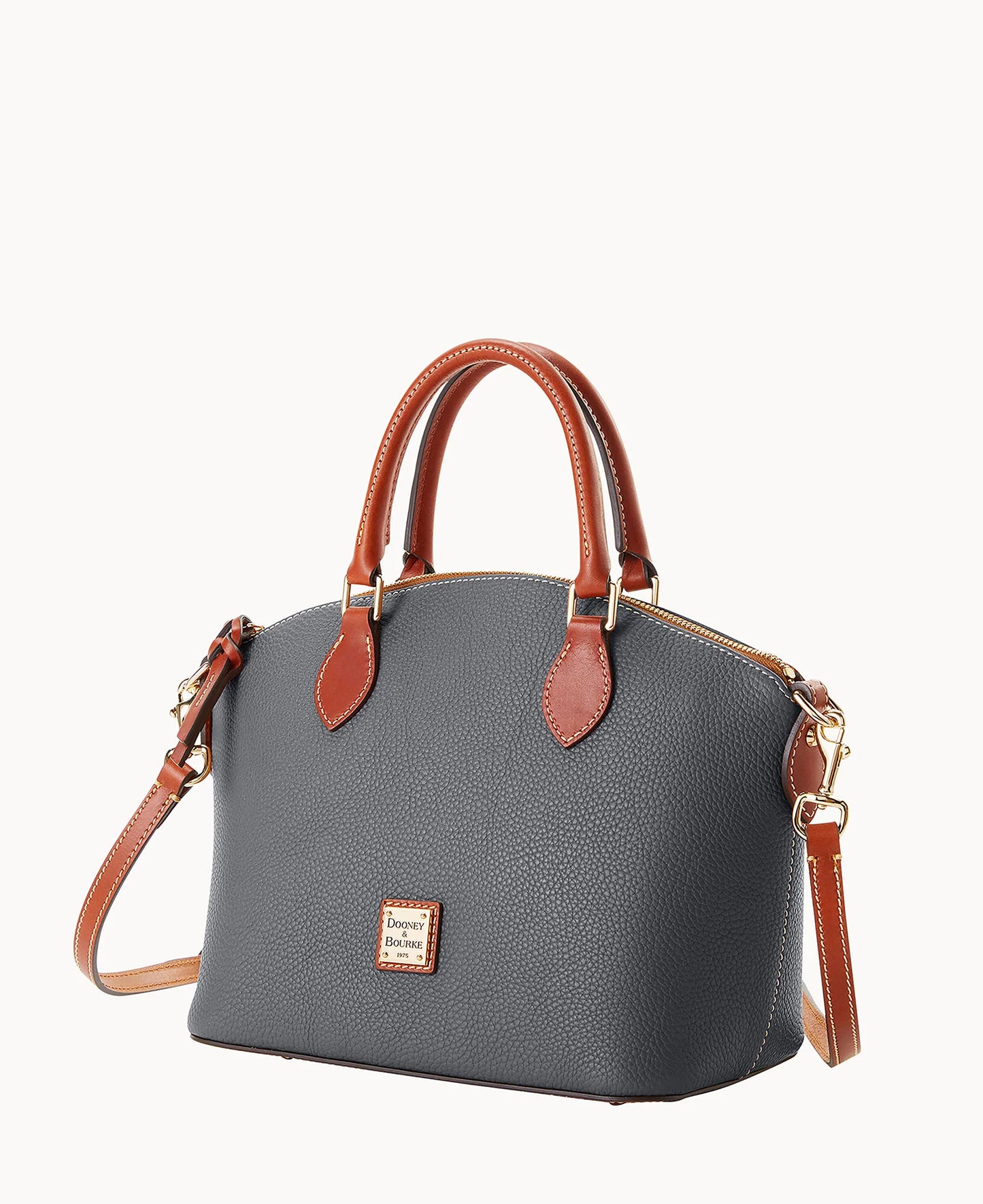 Pebble Grain Geena Satchel