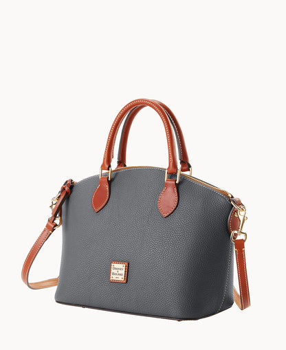 Pebble Grain Geena Satchel
