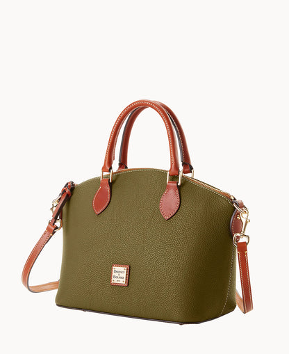 Pebble Grain Geena Satchel