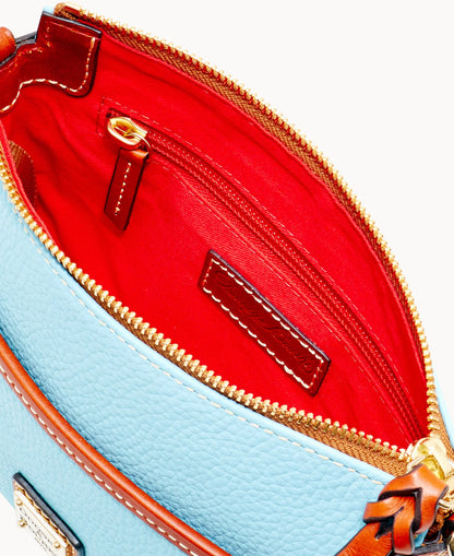 Pebble Grain Ginger Crossbody