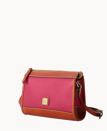 Pebble Grain Zip Crossbody