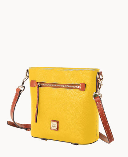 Pebble Grain Small Zip Crossbody