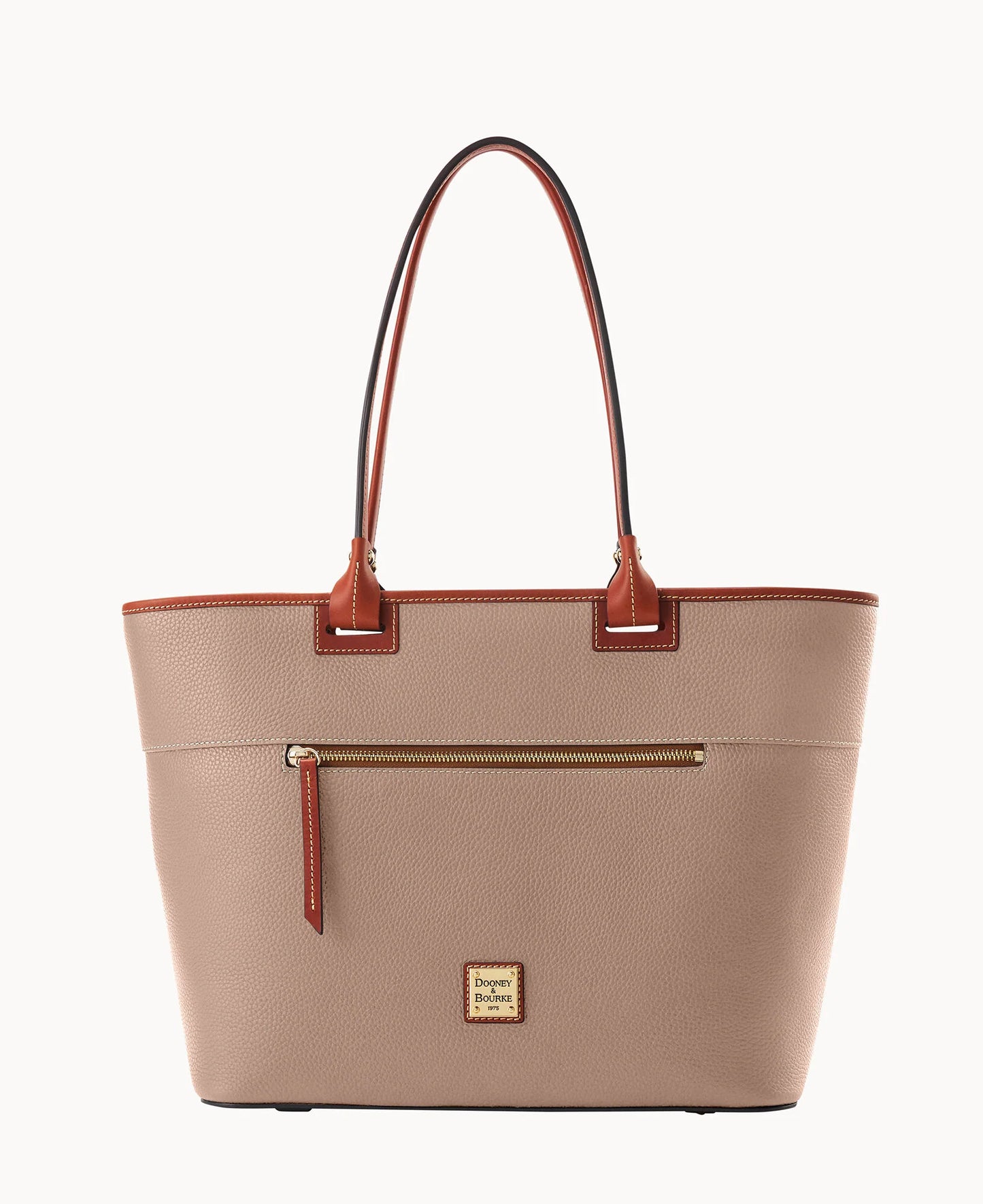 Pebble Grain Large Zip Tote