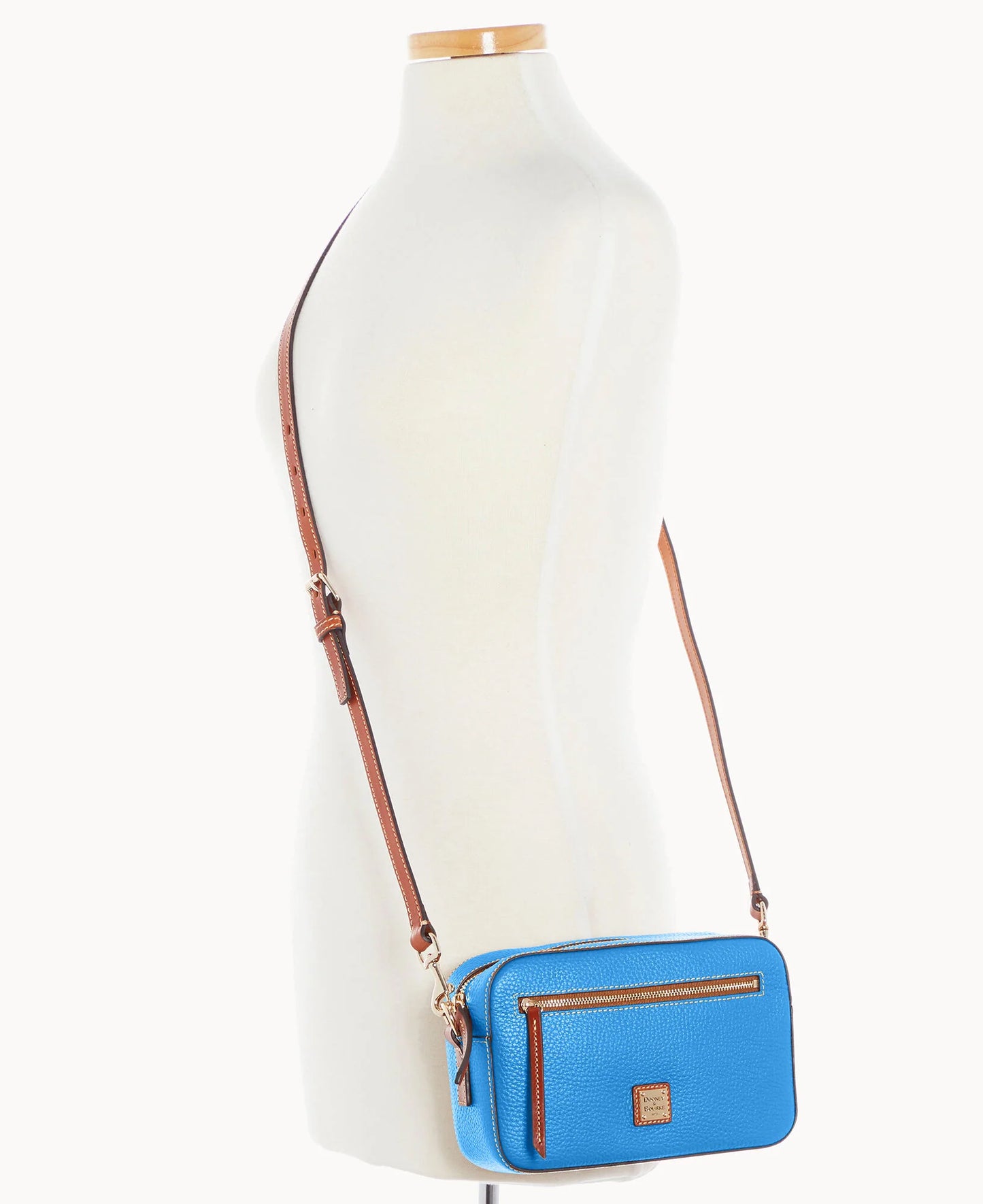 Pebble Grain Camera Zip Crossbody