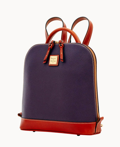Pebble Grain Zip Pod Backpack