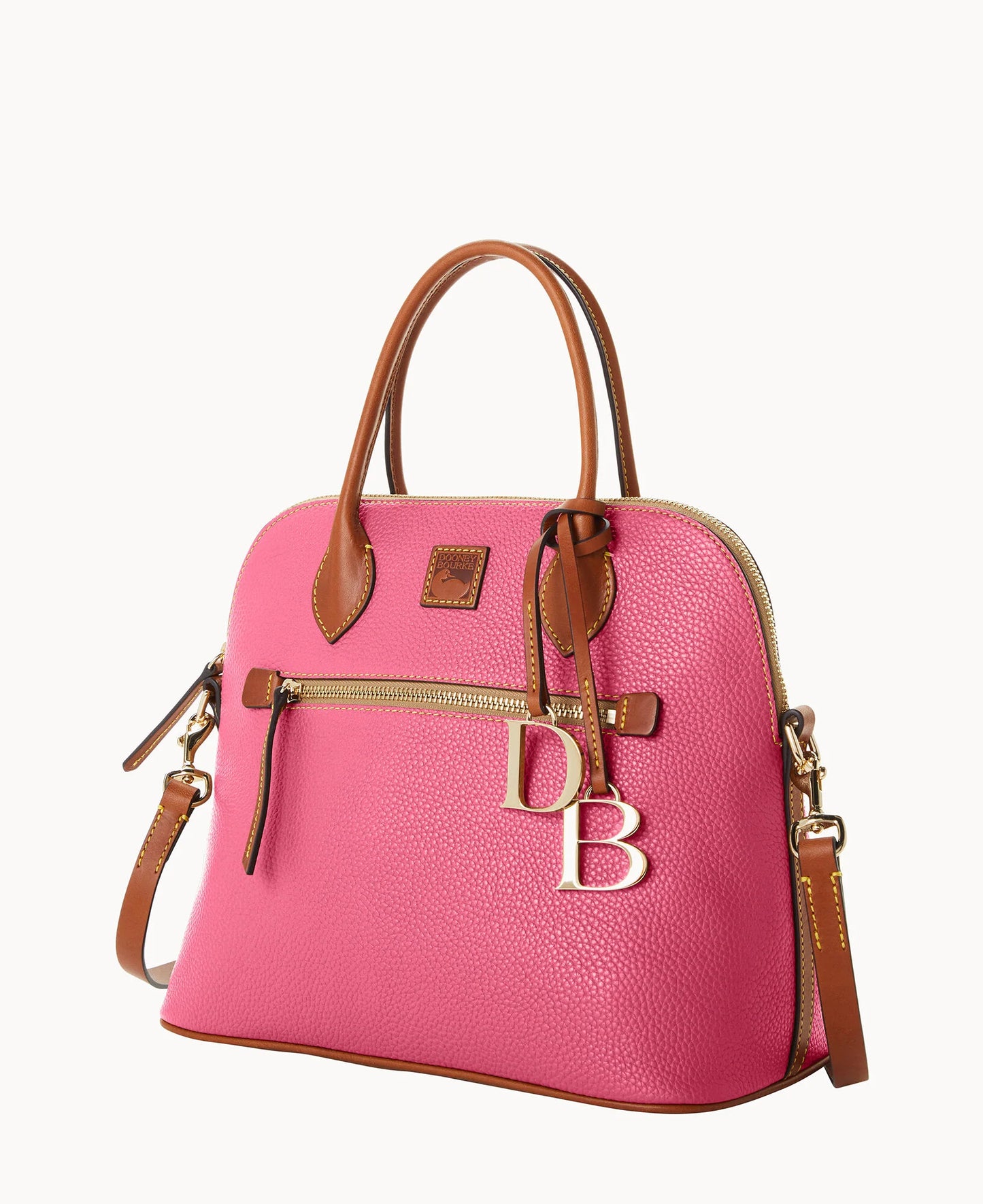 Pebble Grain Large Domed Satchel