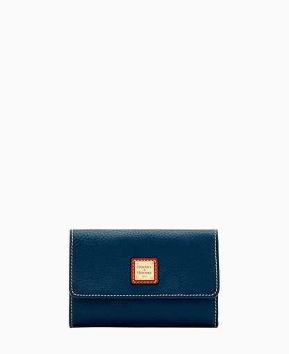 Pebble Grain Flap Wallet