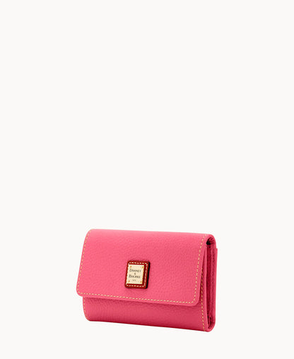 Pebble Grain Flap Wallet