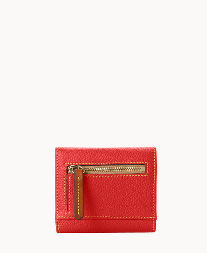 Pebble Grain Small Flap Wallet