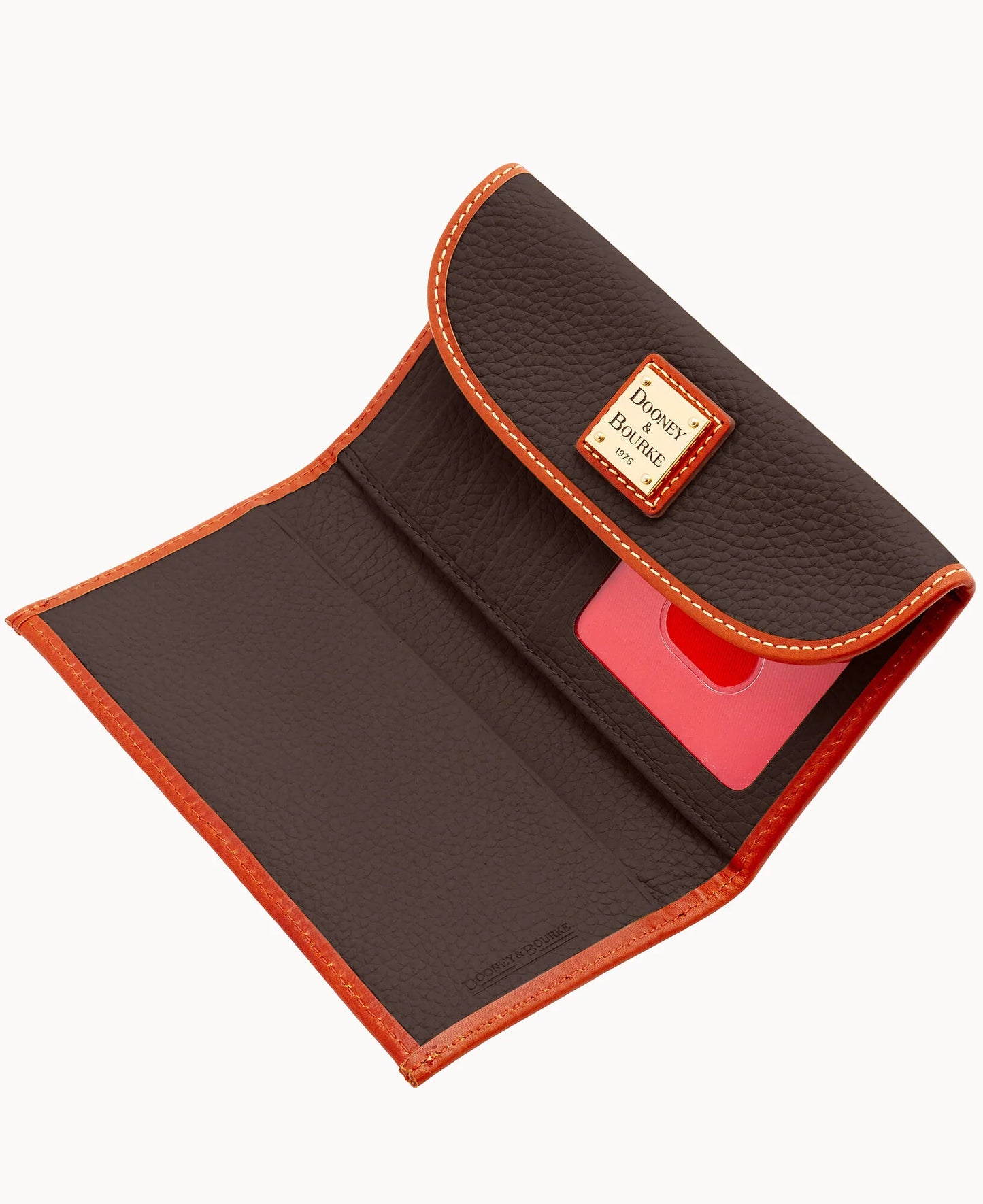 Pebble Grain Continental Clutch