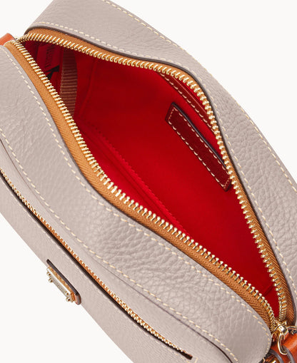 Pebble Grain Camera Zip Crossbody