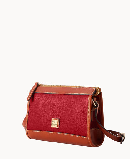 Pebble Grain Zip Crossbody