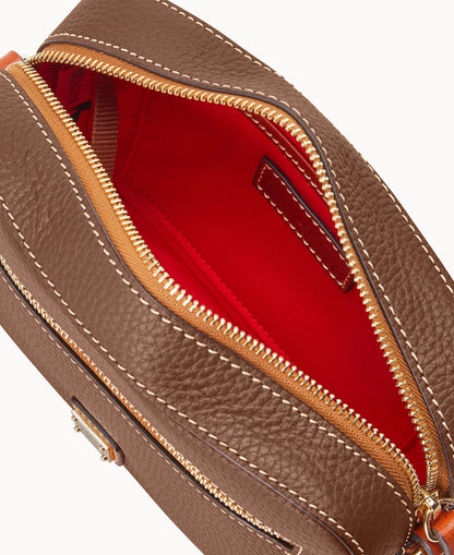 Pebble Grain Camera Zip Crossbody