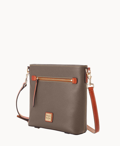 Pebble Grain Zip Crossbody