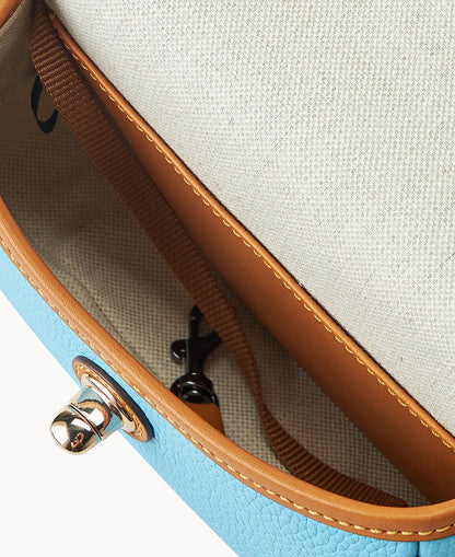 Pebble Grain Turnlock Crossbody 22