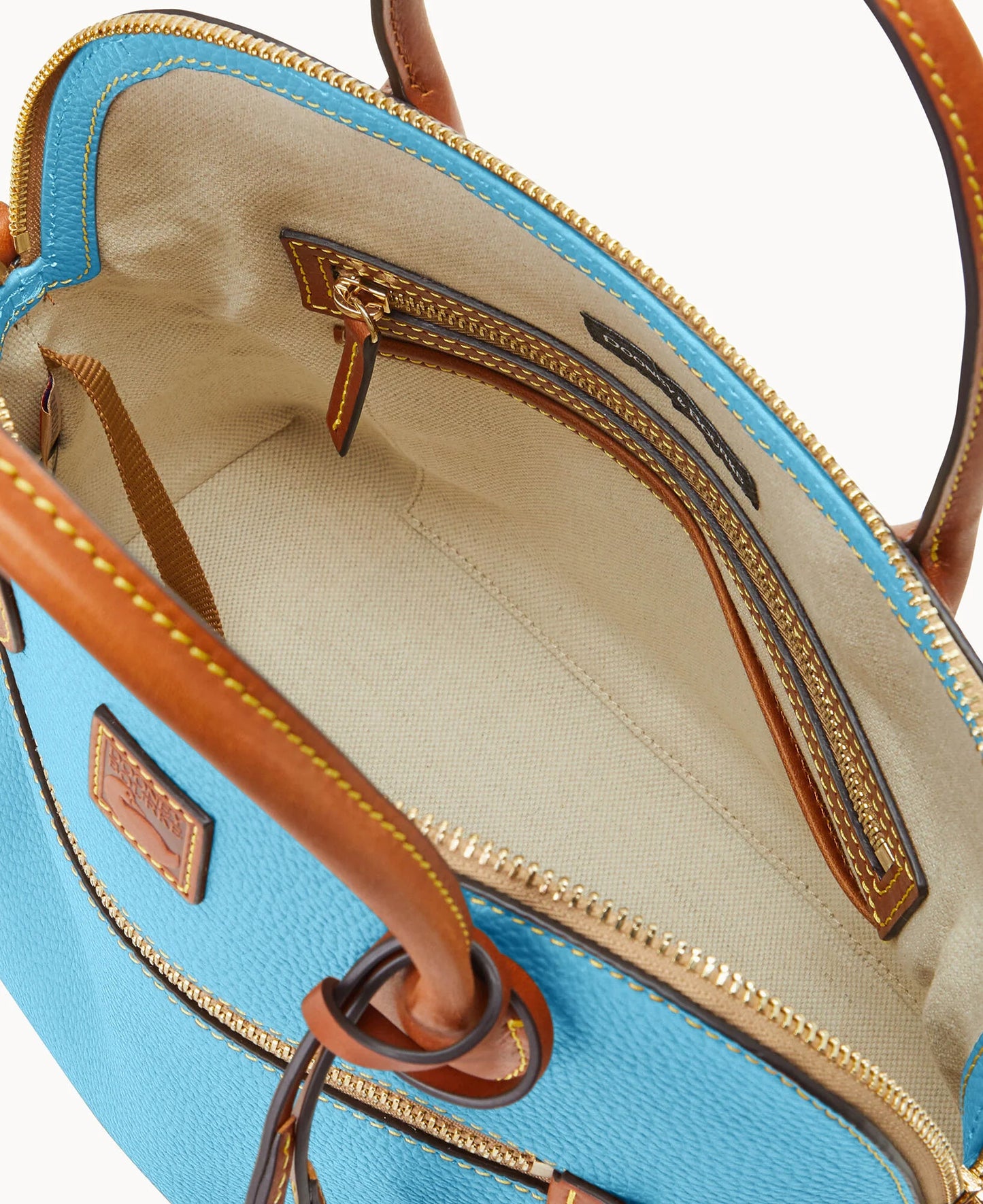 Pebble Grain Large Domed Satchel