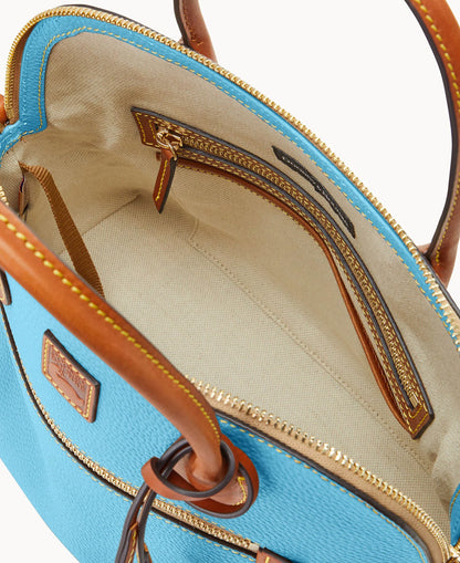 Pebble Grain Large Domed Satchel