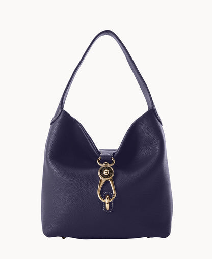 Pebble Grain Small Logo Lock Sac
