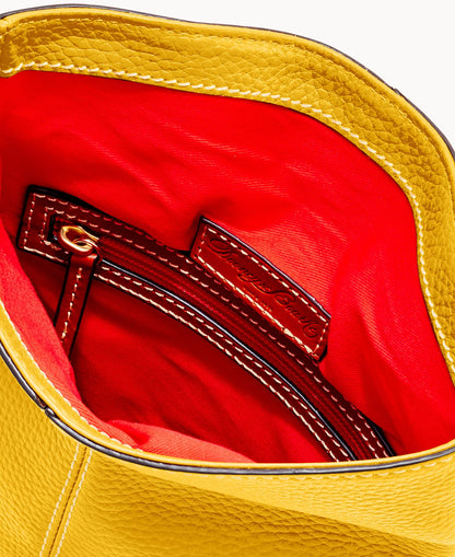Pebble Grain Toggle Crossbody