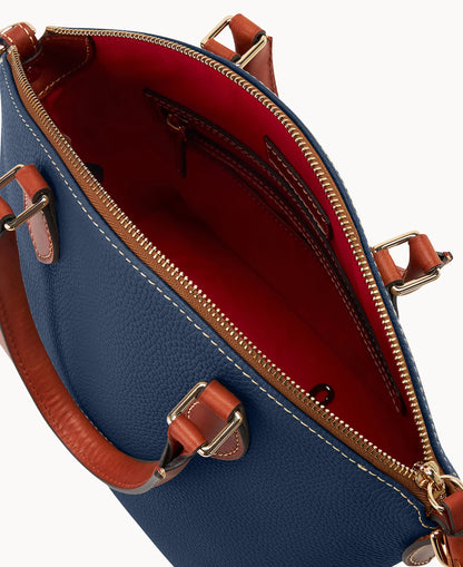 Pebble Grain Geena Satchel