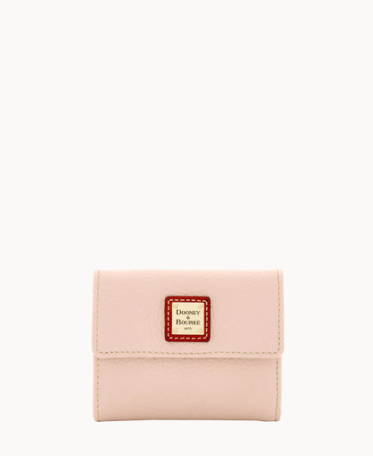 Pebble Grain Small Flap Wallet
