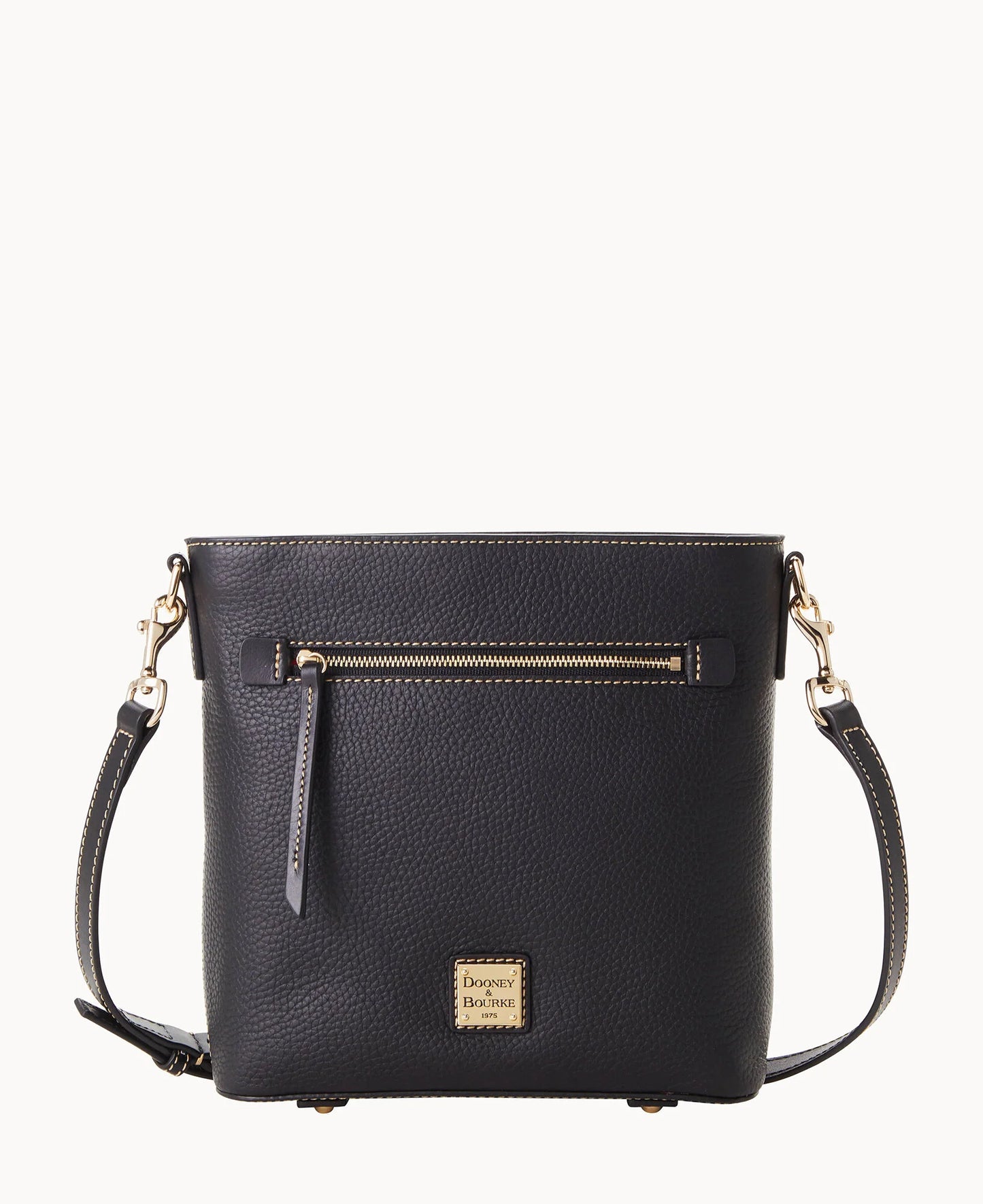 Pebble Grain Zip Crossbody