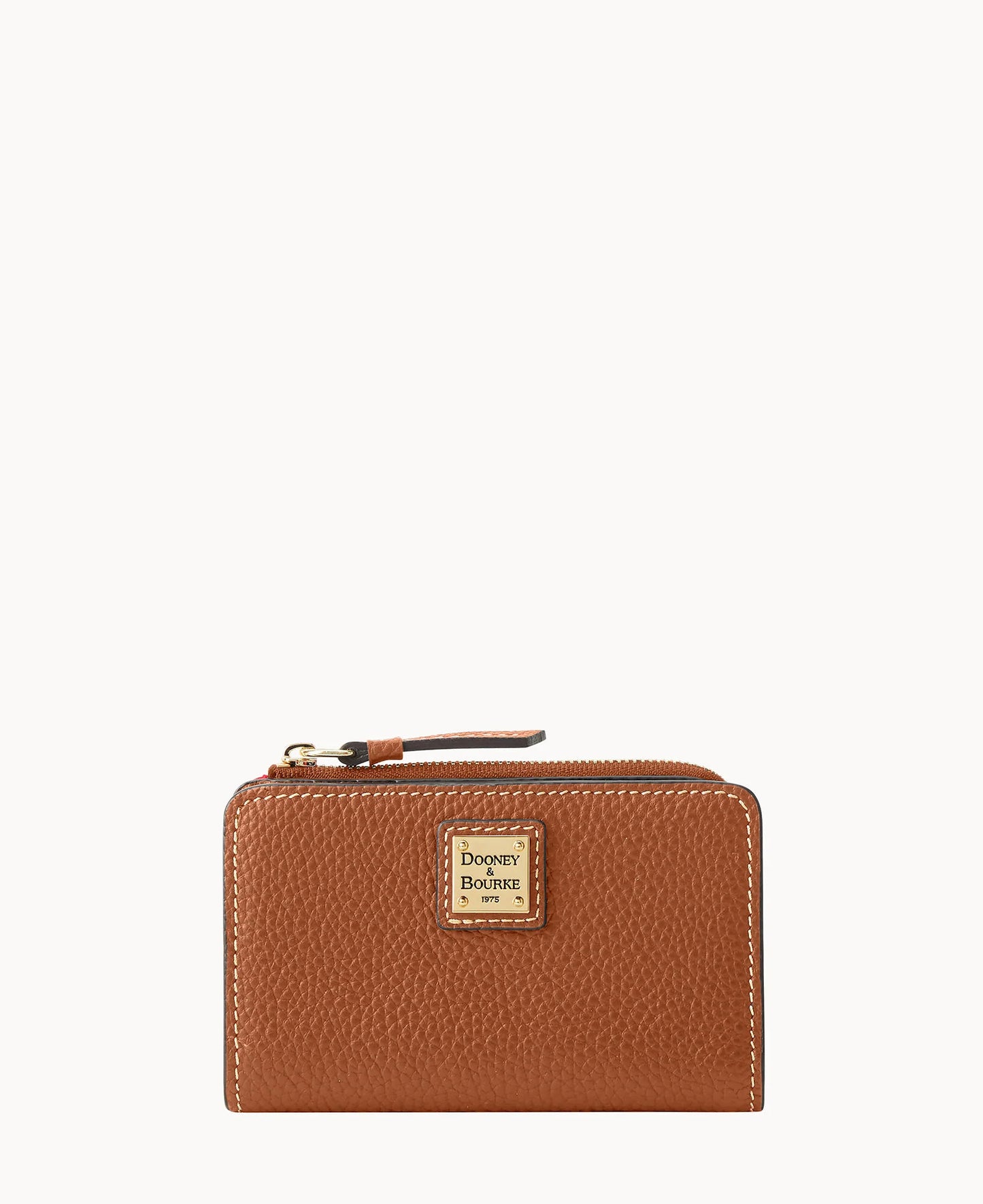 Pebble Grain Zip Credit Card Wallet 14