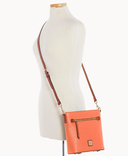 Pebble Grain Zip Crossbody