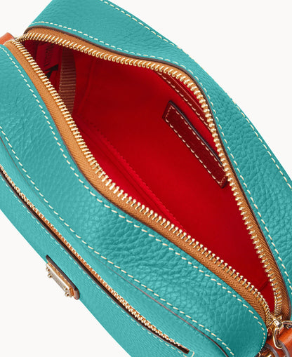 Pebble Grain Camera Zip Crossbody