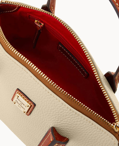 Pebble Grain Small Madeline Satchel