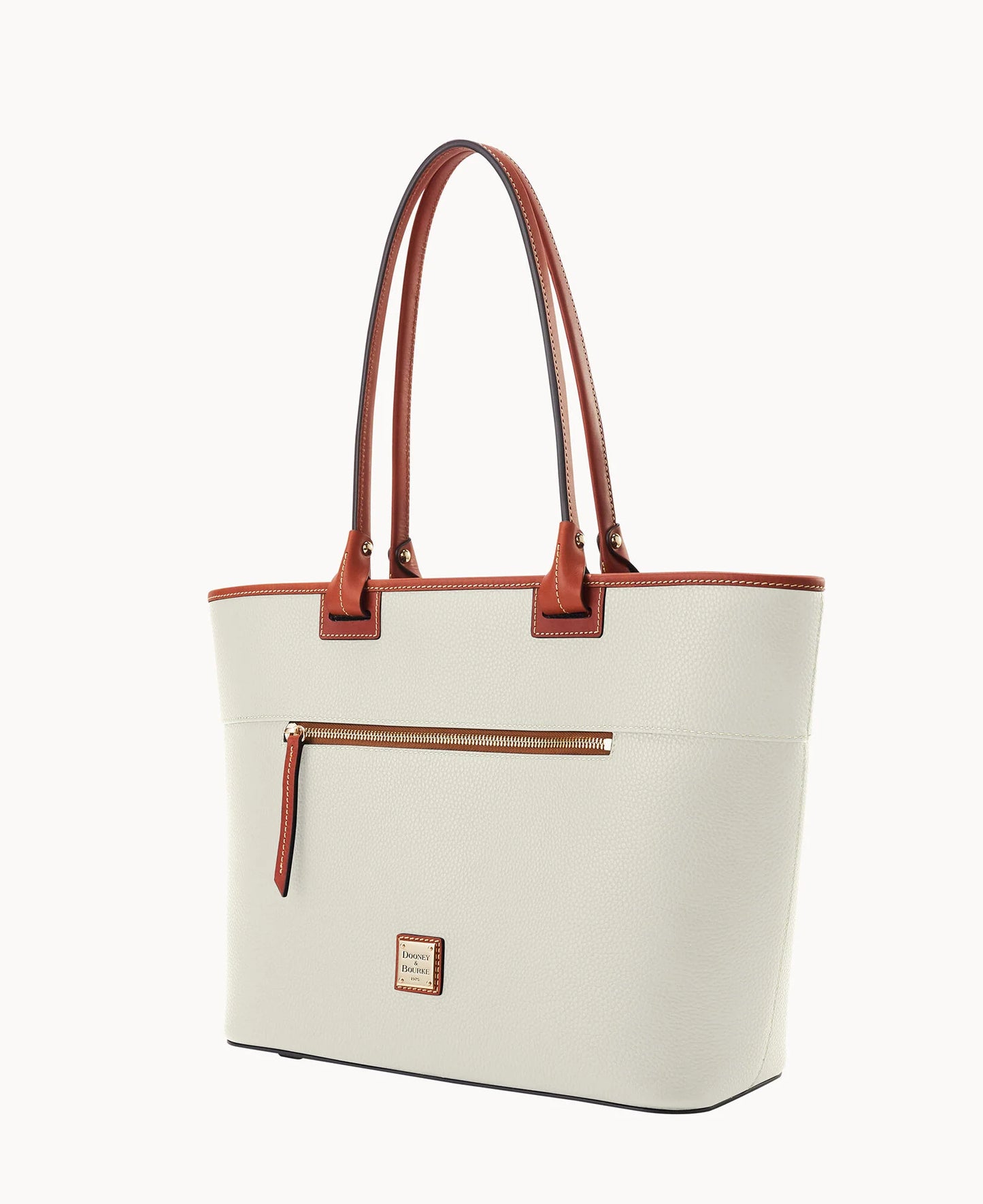 Pebble Grain Large Zip Tote