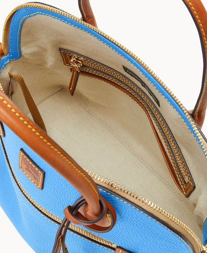 Pebble Grain Large Domed Satchel