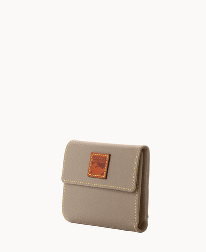 Pebble Grain Small Flap Wallet
