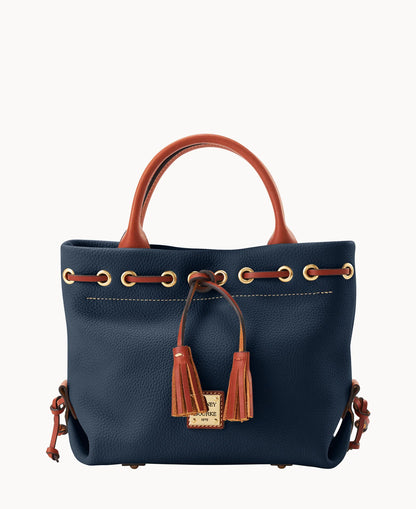 Pebble Grain Tassel Tote