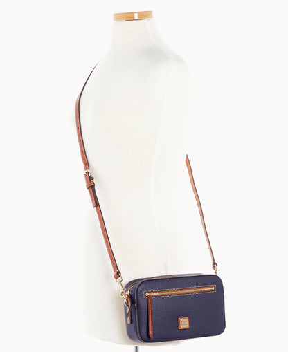 Pebble Grain Camera Zip Crossbody