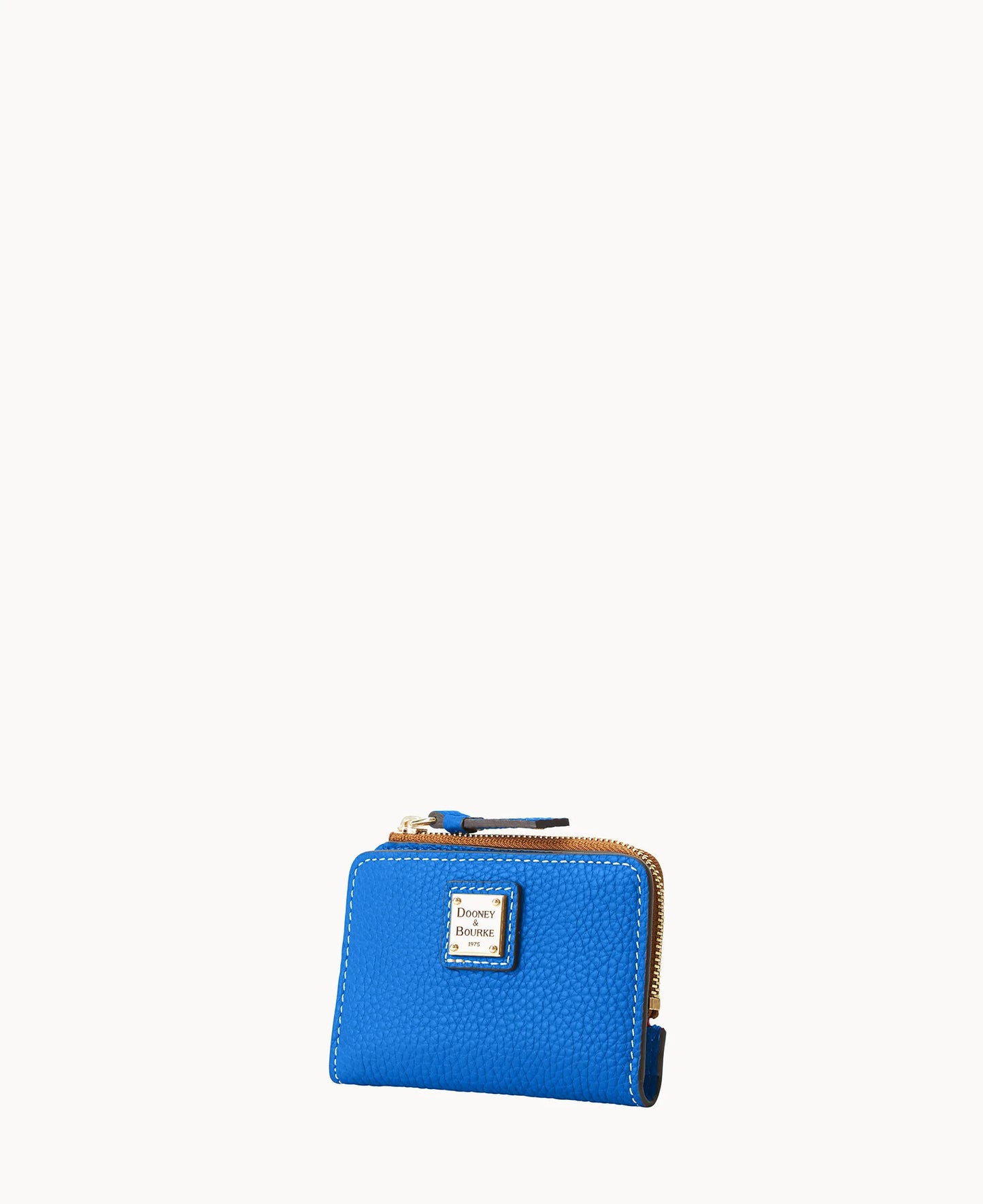 Pebble Grain Zip Credit Card Wallet 12