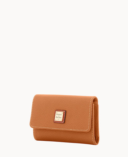 Pebble Grain Flap Wallet