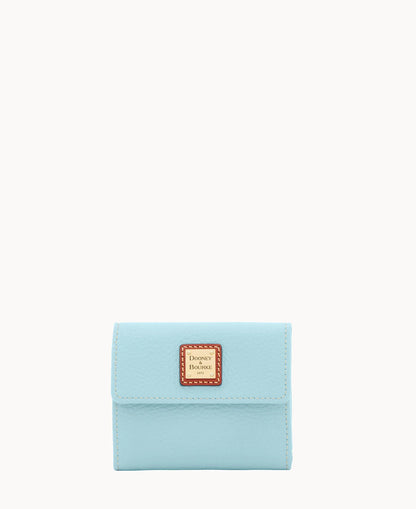 Pebble Grain Small Flap Wallet